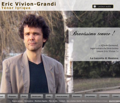 aperçu Eric Vivion-Grandi, ténor lyrique